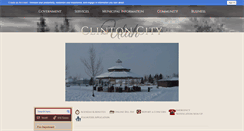 Desktop Screenshot of clintoncity.net
