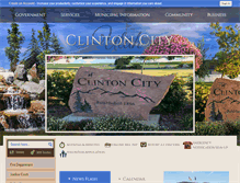 Tablet Screenshot of clintoncity.net